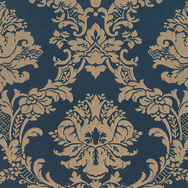 Patton Wallcoverings MD29470 Silk Impressions 2 In Register Classic Damask Wallpaper